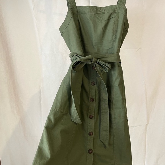 GAP cotton linen apron dress - Picture 7 of 8